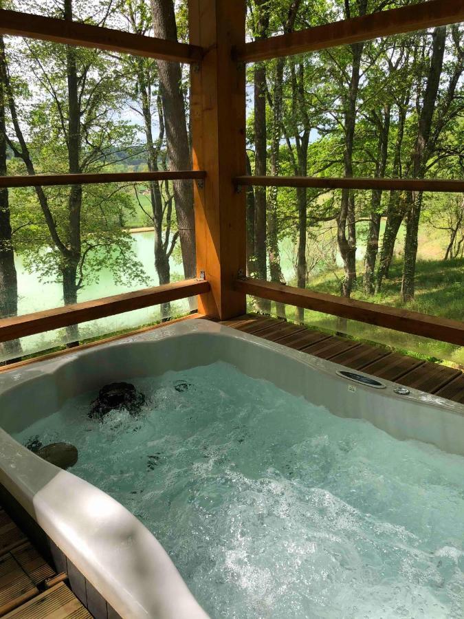 Les Cabanes Du Lac - Spa - Petit Dejeune - Cabane Du Frene & Cabane Du Chene Premium Sevignacq Exteriör bild