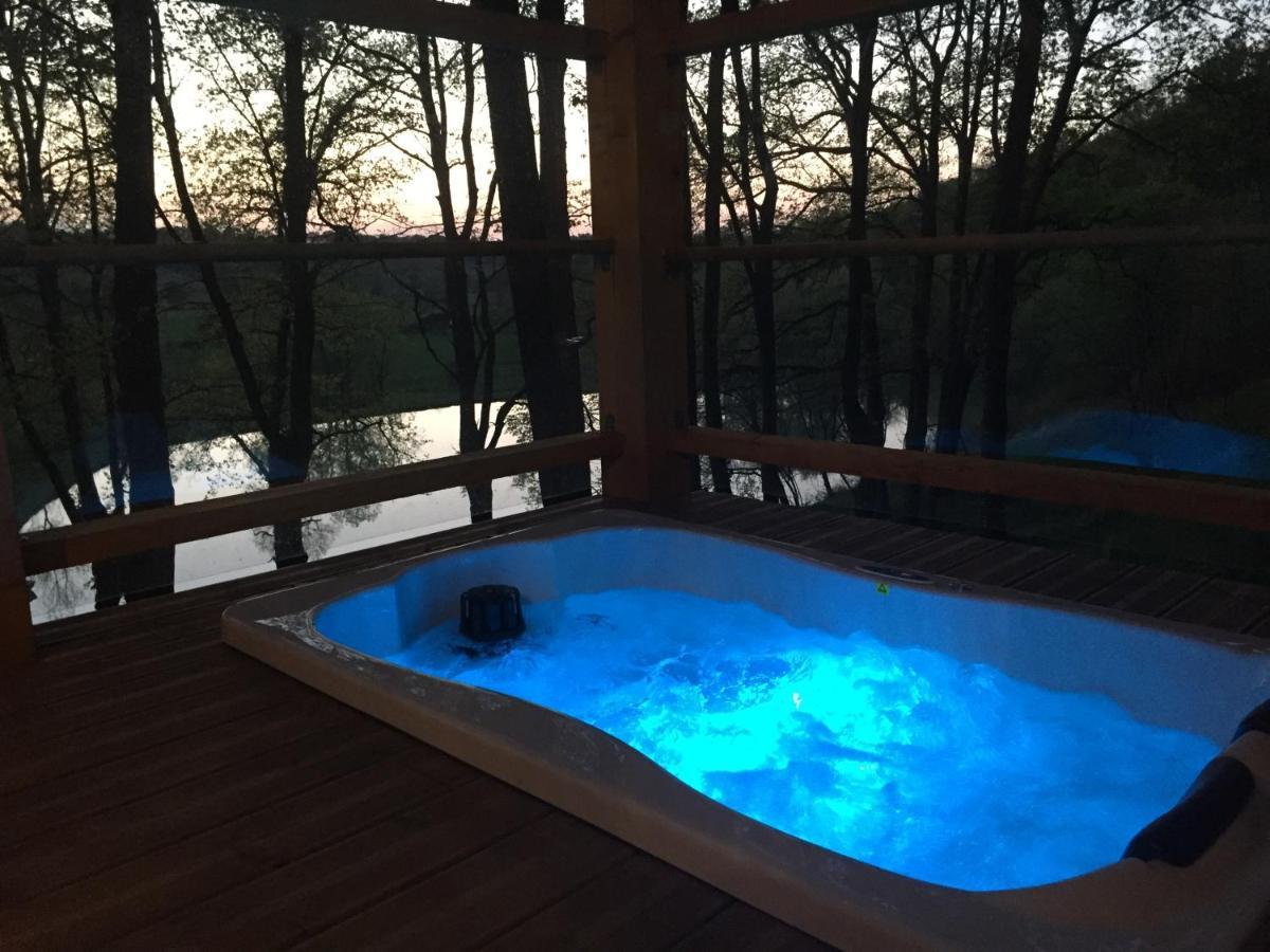 Les Cabanes Du Lac - Spa - Petit Dejeune - Cabane Du Frene & Cabane Du Chene Premium Sevignacq Exteriör bild