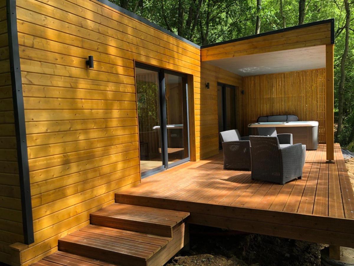 Les Cabanes Du Lac - Spa - Petit Dejeune - Cabane Du Frene & Cabane Du Chene Premium Sevignacq Exteriör bild