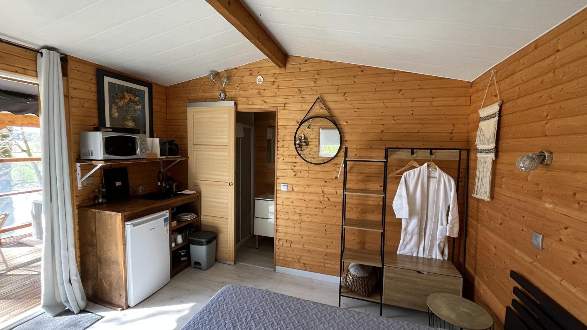 Les Cabanes Du Lac - Spa - Petit Dejeune - Cabane Du Frene & Cabane Du Chene Premium Sevignacq Exteriör bild